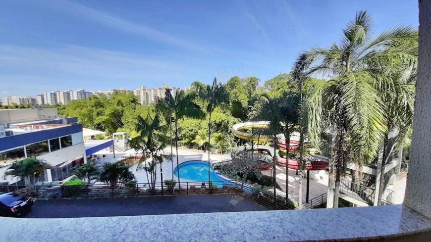 Flat Golden Dolphin Grand Hotel - Quarto E Sala Com Roupa De Cama E Banho - Piscinas 24H Caldas Novas Zewnętrze zdjęcie