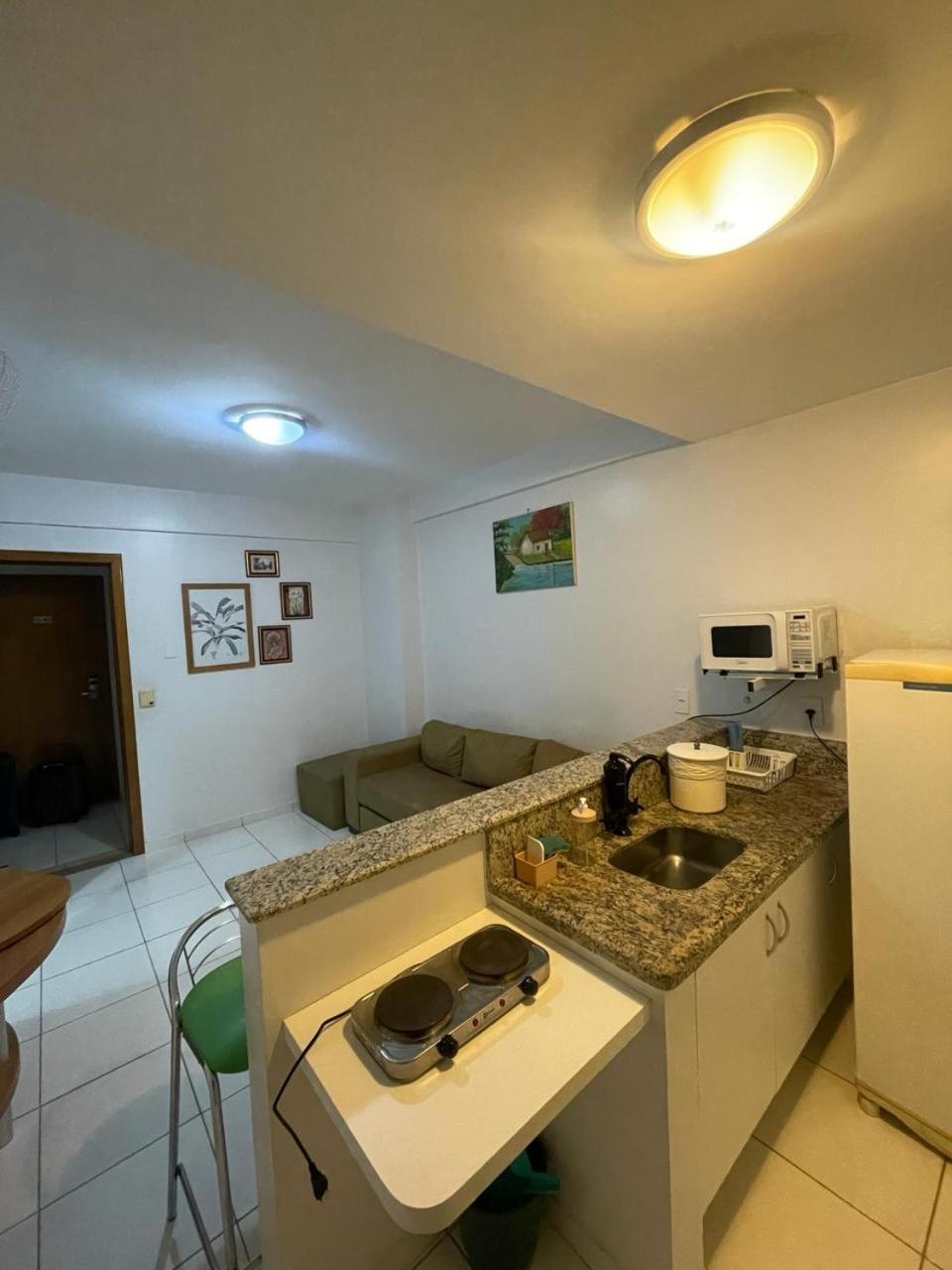 Flat Golden Dolphin Grand Hotel - Quarto E Sala Com Roupa De Cama E Banho - Piscinas 24H Caldas Novas Zewnętrze zdjęcie